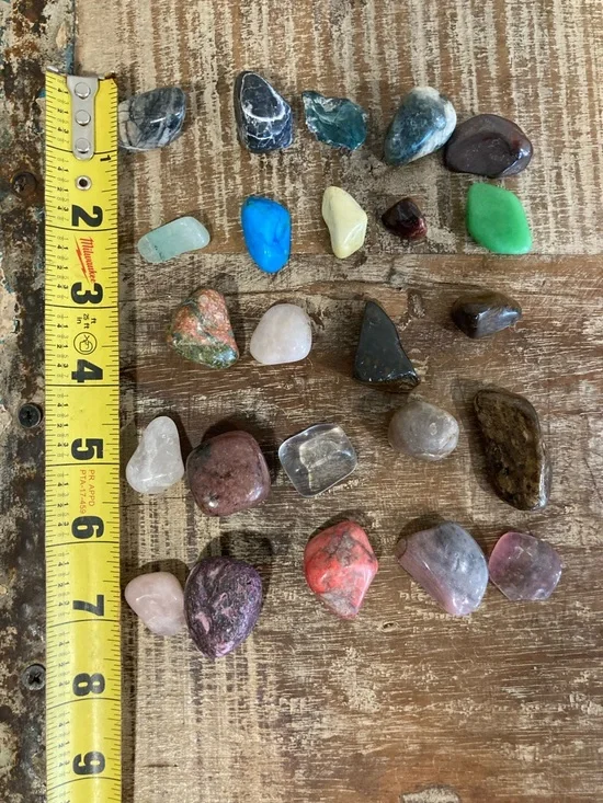 Lot of 24 Pieces Polished Rocks - Instant Rock Collection - Picture 7 of 14